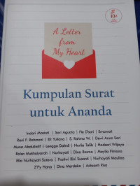 Image of A Letter from My Heart : Kumpulan Surat untuk Ananda