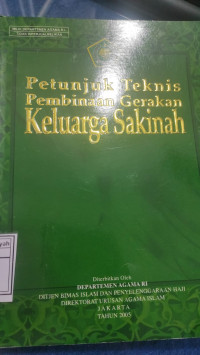 Image of Petunjuk Teknis Pembinaan Gerakan Keluarga Sakinah
