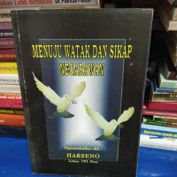 Image of Menuju Watak dan Sikap Negarawan