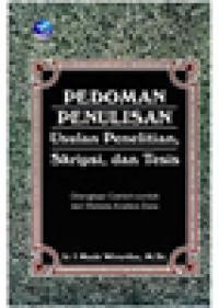 Image of pedoman penulisan usulan penelitian